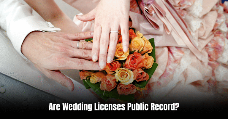 Are Wedding Licenses Public Record