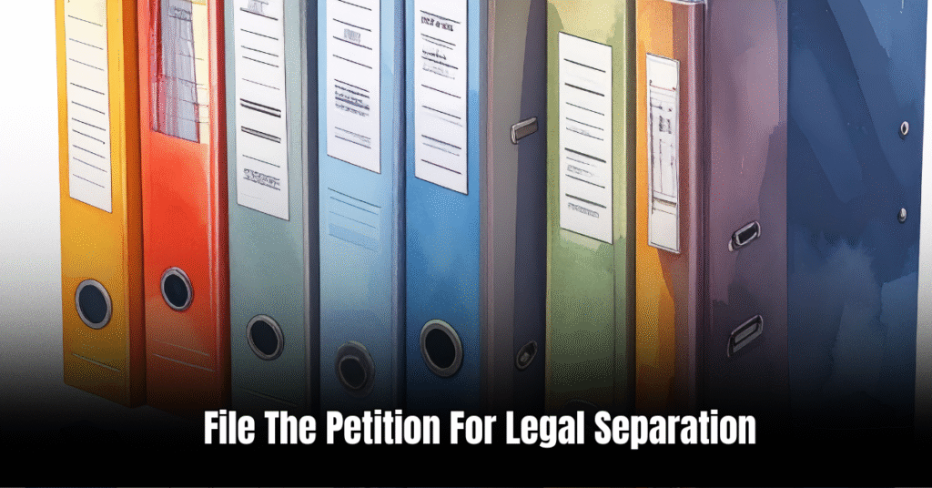 File The Petition For Legal Separation