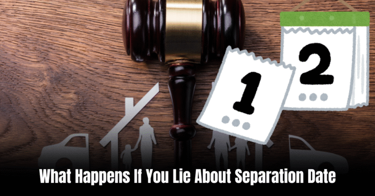 What Happens If You Lie About Separation Date