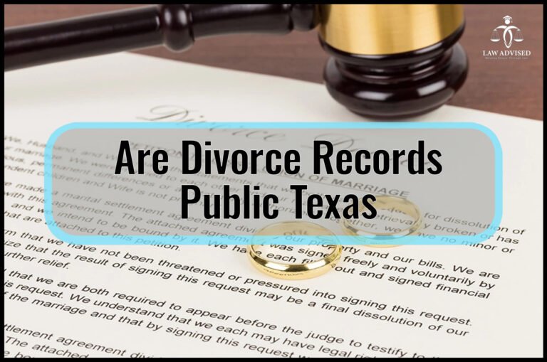 Are Divorce Records Public Texas?