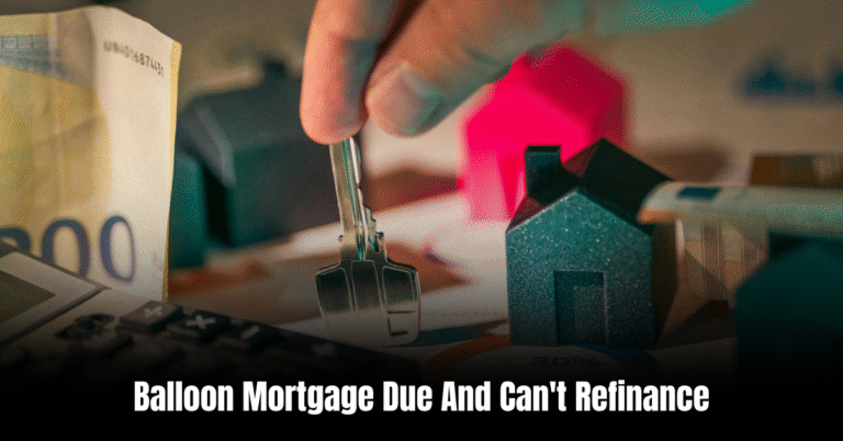 Balloon Mortgage Due And Can't Refinance