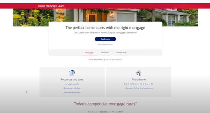Bank of America Mortgage Pre Approval