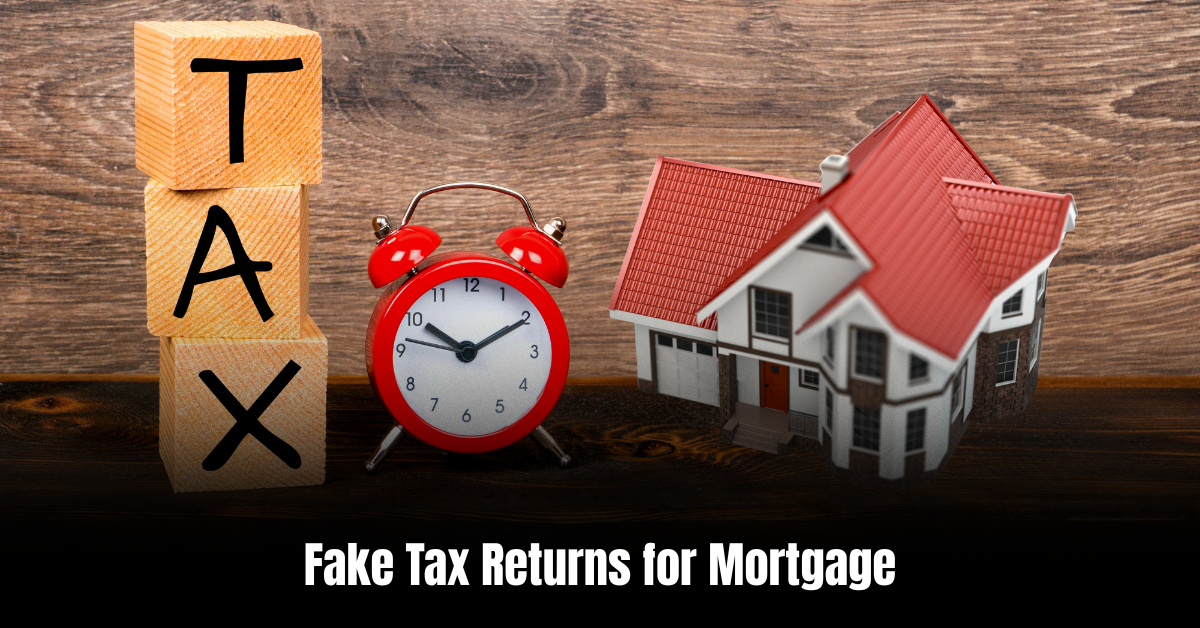 Fake Tax Returns for Mortgage
