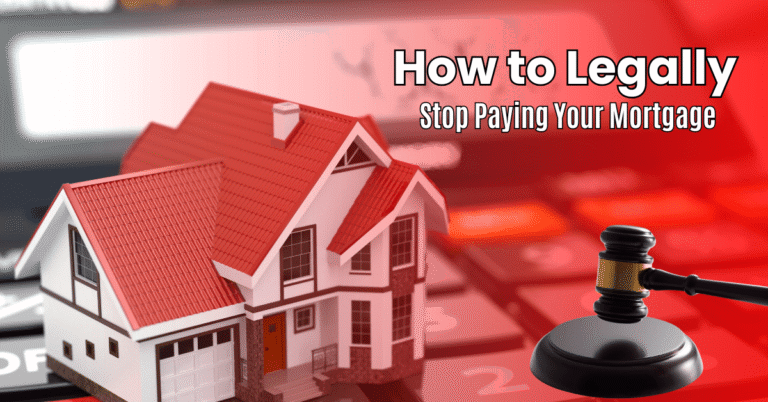 How to Legally Stop Paying Your Mortgage