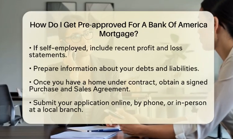 Mortgage Pre-Approval Process with Bank of America