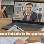 Remote Work Letter for Mortgage Template  : Secure Your Dream Home!