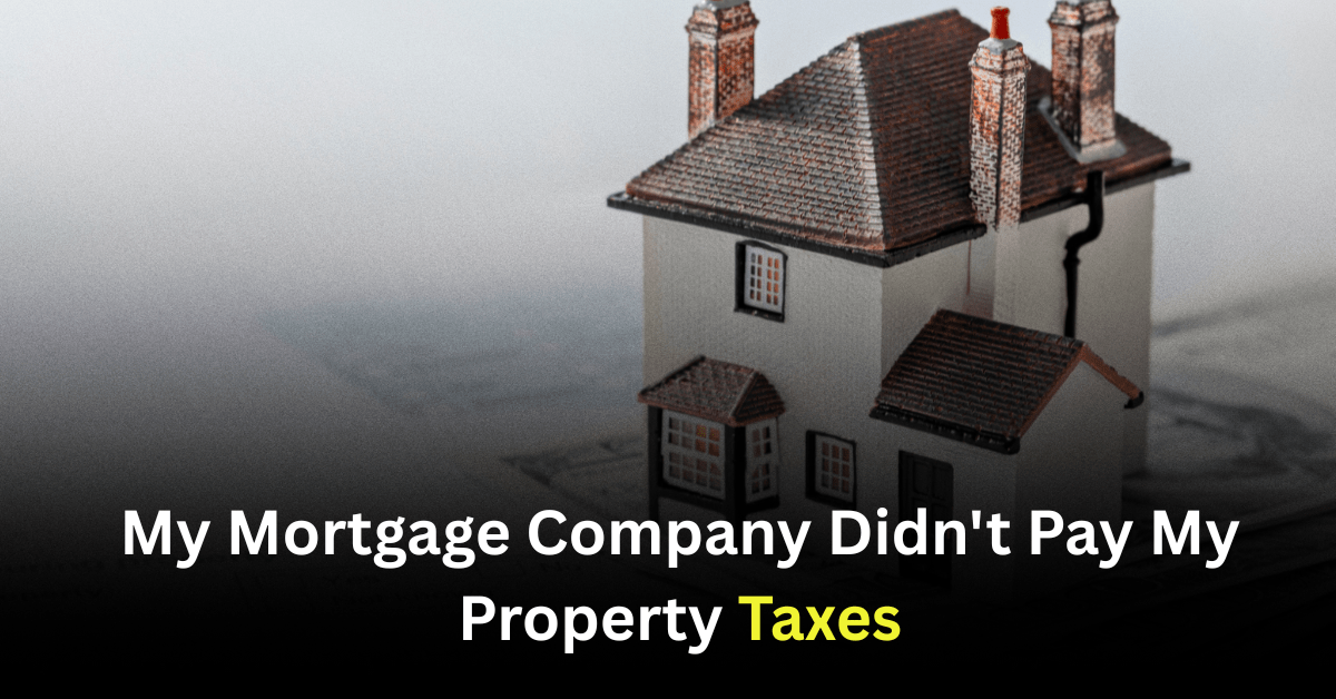 My Mortgage Company Didn't Pay My Property Taxes