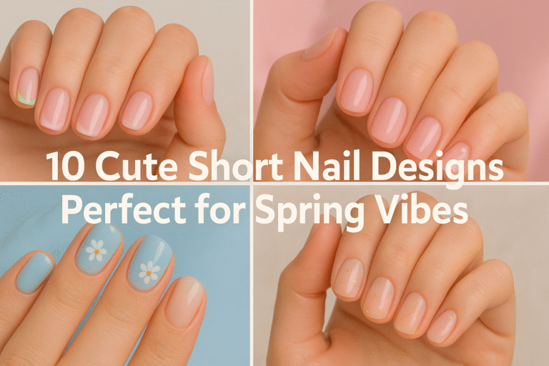 10 Cute Short Nail Designs Perfect for Spring Vibes
