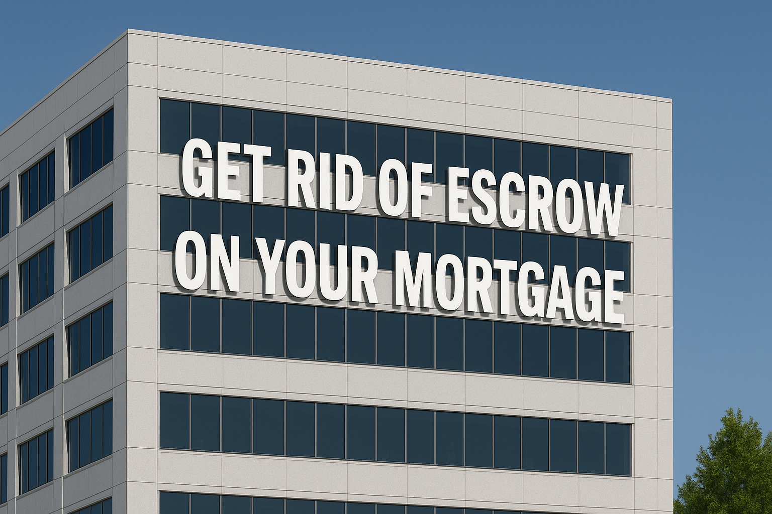 Can I Get Rid of Escrow on My Mortgage