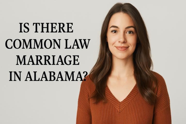 Is There Common Law Marriage in Alabama