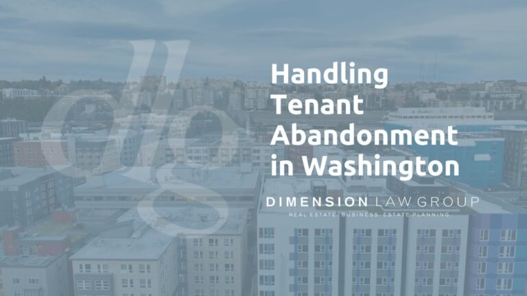 Abandonment Laws in Washington State