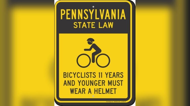Bicycle Helmet Laws in Pennsylvania
