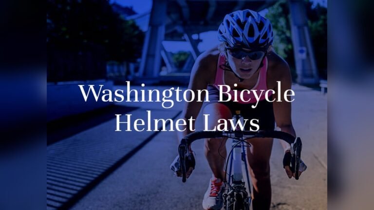 Bicycle Helmet Laws in Washington State