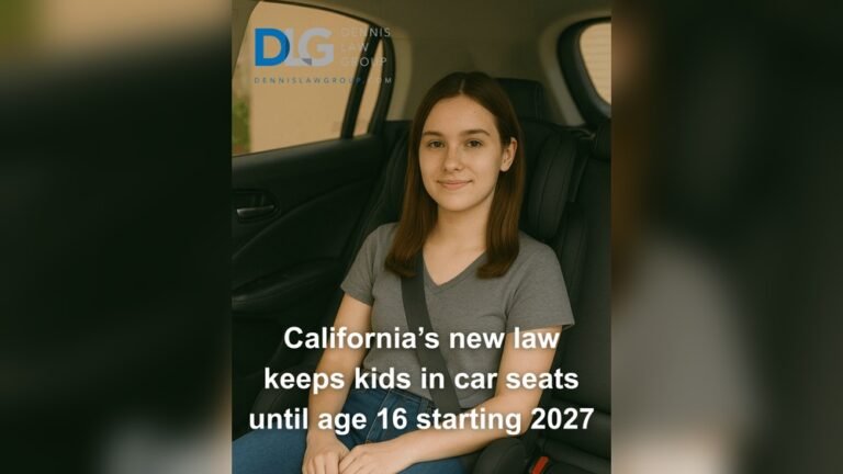 Car Seat And Booster Seat Laws in California