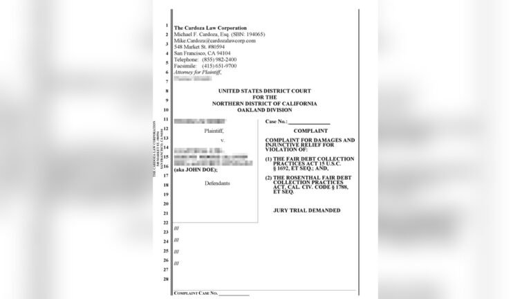 Credit Collection Laws in California