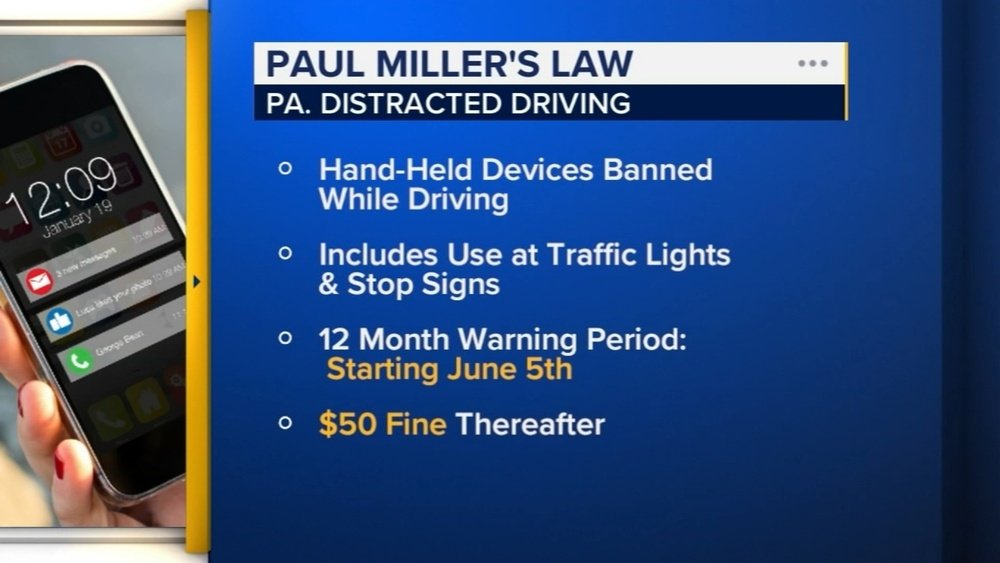 Distracted Driving Laws in Pennsylvania