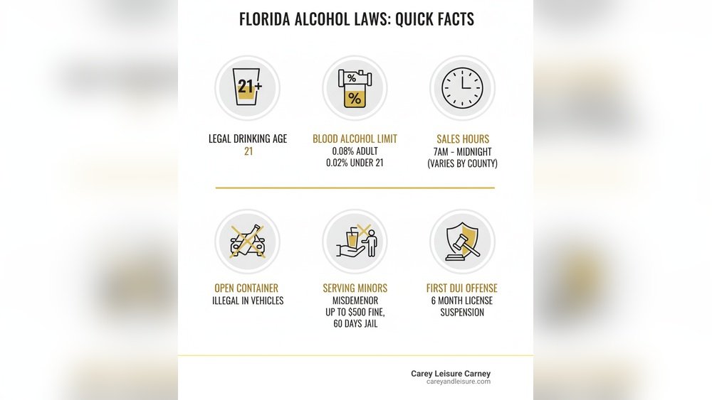 Drinking And Driving Laws in Florida