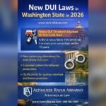 Drinking And Driving Laws in Washington State: What You Must Know