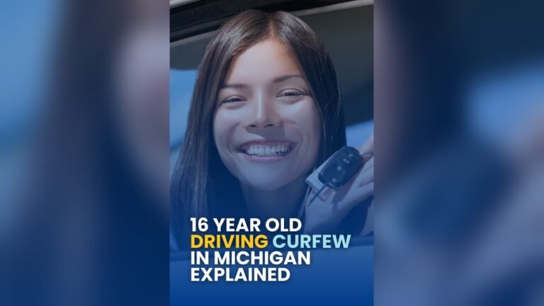 Driving Laws in Michigan for 16 Year Olds