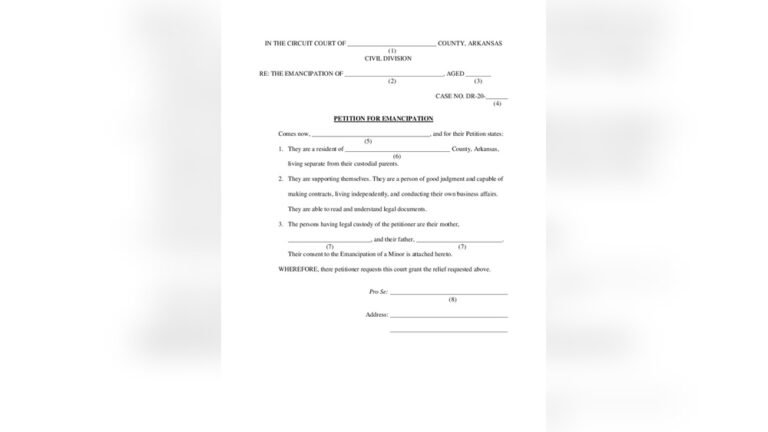 Emancipation Laws in Arkansas