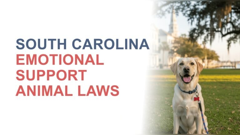 Emotional Support Animal Laws in South Carolina