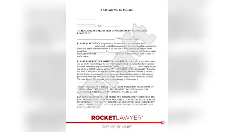 Eviction Laws in the State of Texas