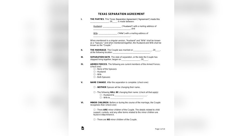 Marriage Separation Laws in Texas: Essential Facts You Must Know