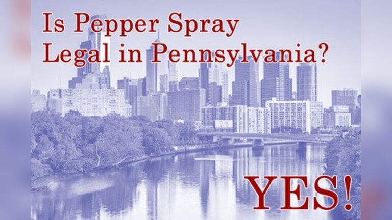 Pepper Spray Laws in Pennsylvania