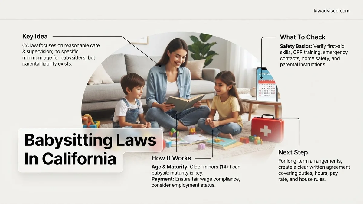 Babysitting Laws In California Babysitting Laws In California expert guide showing the main topic and key context