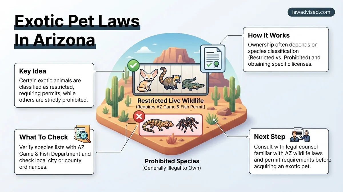 Exotic Pet Laws In Arizona Exotic Pet Laws In Arizona expert guide showing the main topic and key context