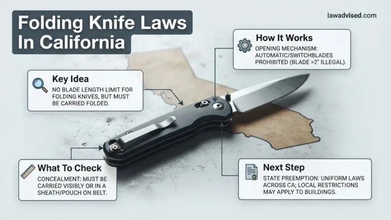 Folding Knife Laws in California 2027 Expert Legal Guide
