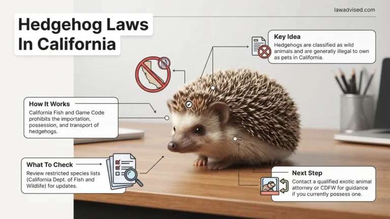 Hedgehog Laws in California 2027 Real Guide to Pet Bans