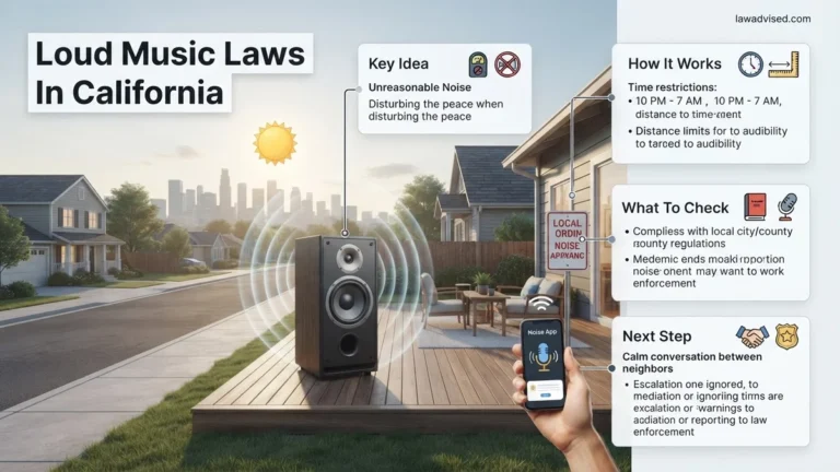 Loud Music Laws in California 2027 Expert Legal Guide