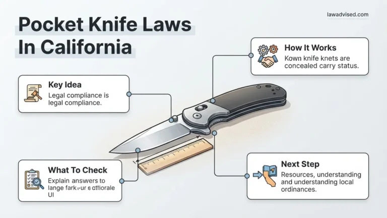 Pocket Knife Laws in California 2027 Expert Legal Guide
