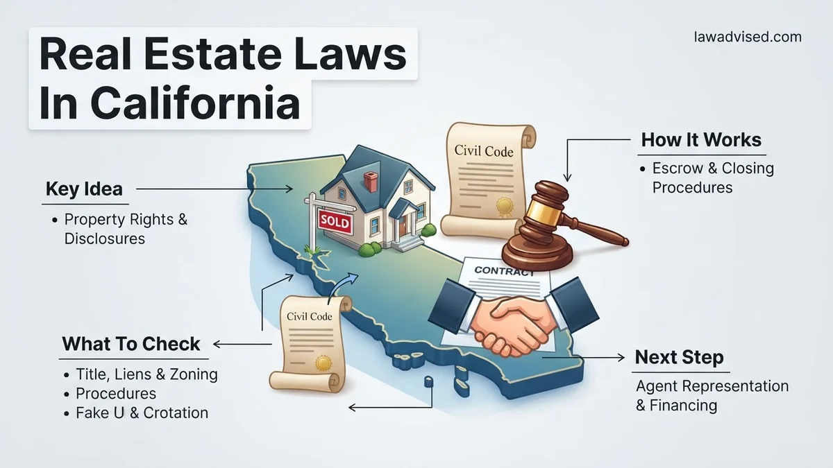 Real Estate Laws In California Real Estate Laws In California expert guide showing the main topic and key context