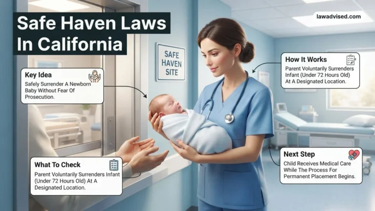 Safe Haven Laws in California 2027 A Step-by-Step Guide