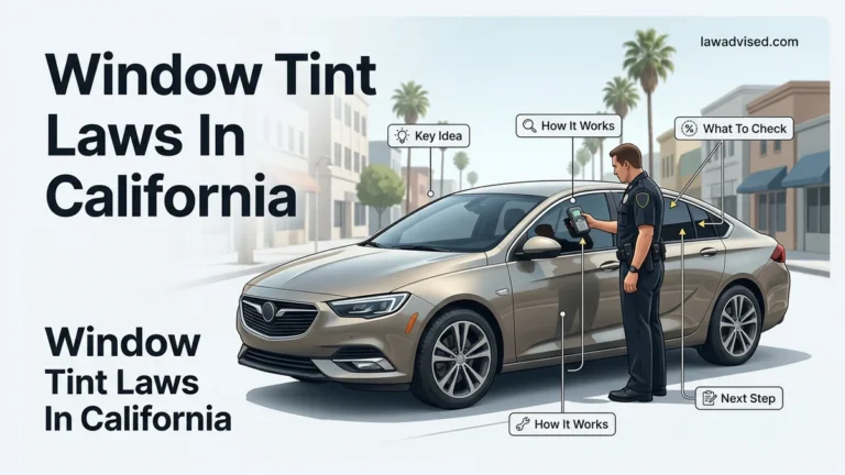 Window Tint Laws in California 2027 Expert Legal Guide