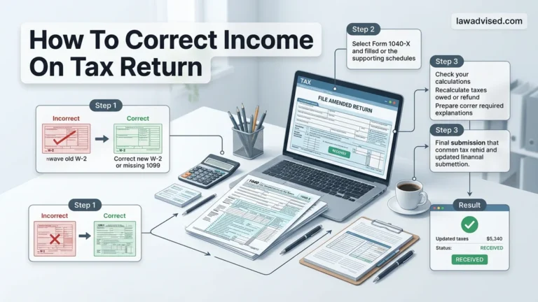 How to Correct Income on Tax Return 2026 Step-by-Step Fix