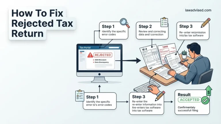 How to Fix Rejected Tax Return Step-by-Step Guide 2026