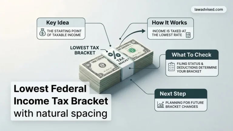 Lowest Federal Income Tax Bracket Guide for 2026