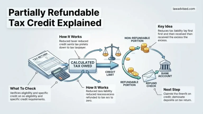 Partially Refundable Tax Credit Explained Step-by-Step 2026