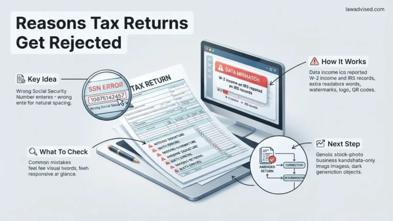 Reasons Tax Returns Get Rejected Step-by-Step Fix Guide 2026