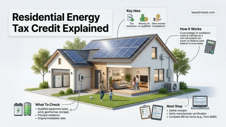 Residential Energy Tax Credit Explained Step-by-Step 2026